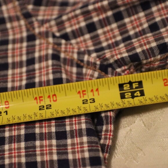 England's Dreaming Short Sleeve Snap front plaid casual shirt Keanan Duffty XL - Picture 9 of 13